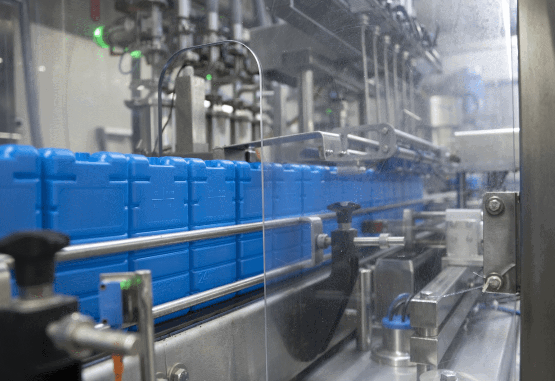 smeltpunt van jouw koelelement of gelpack